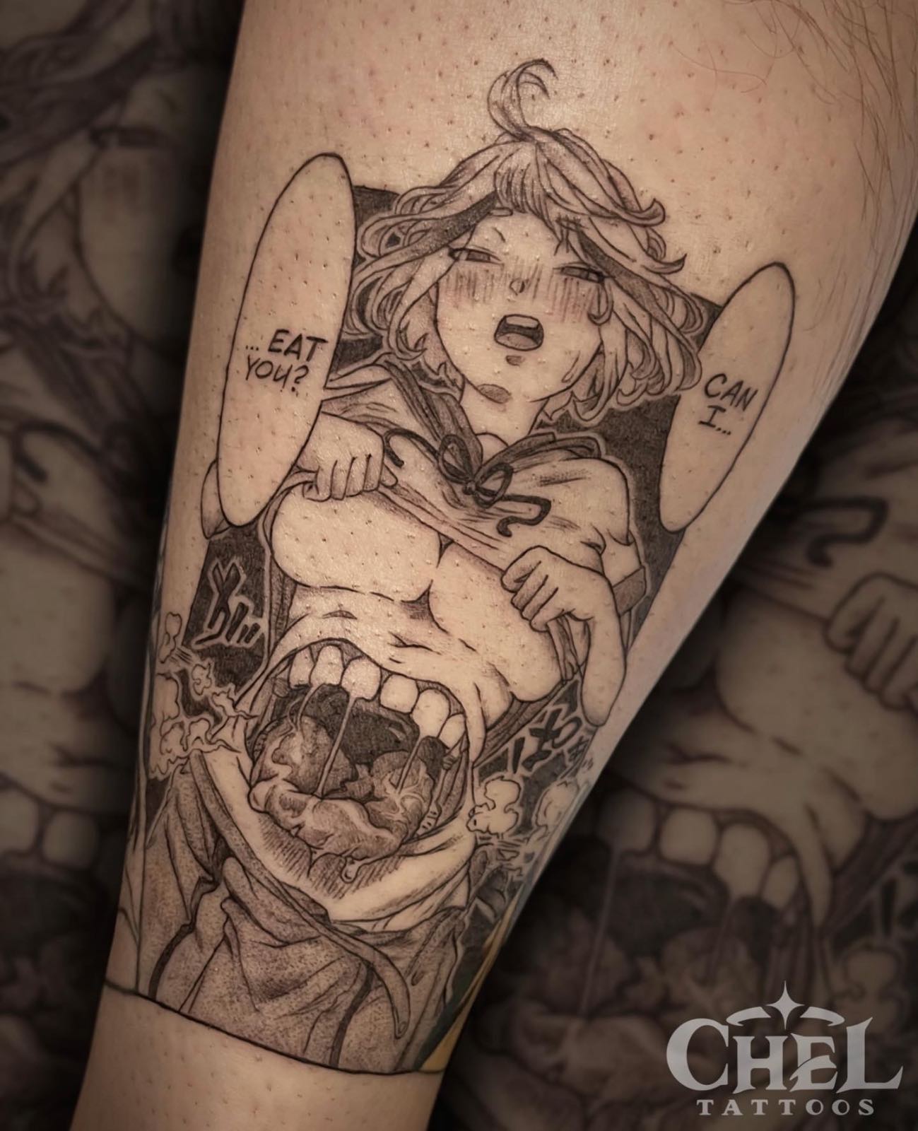 Tattoo work by Chel