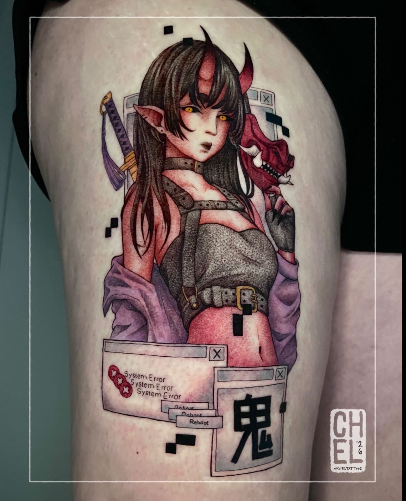 Tattoo work by Chel