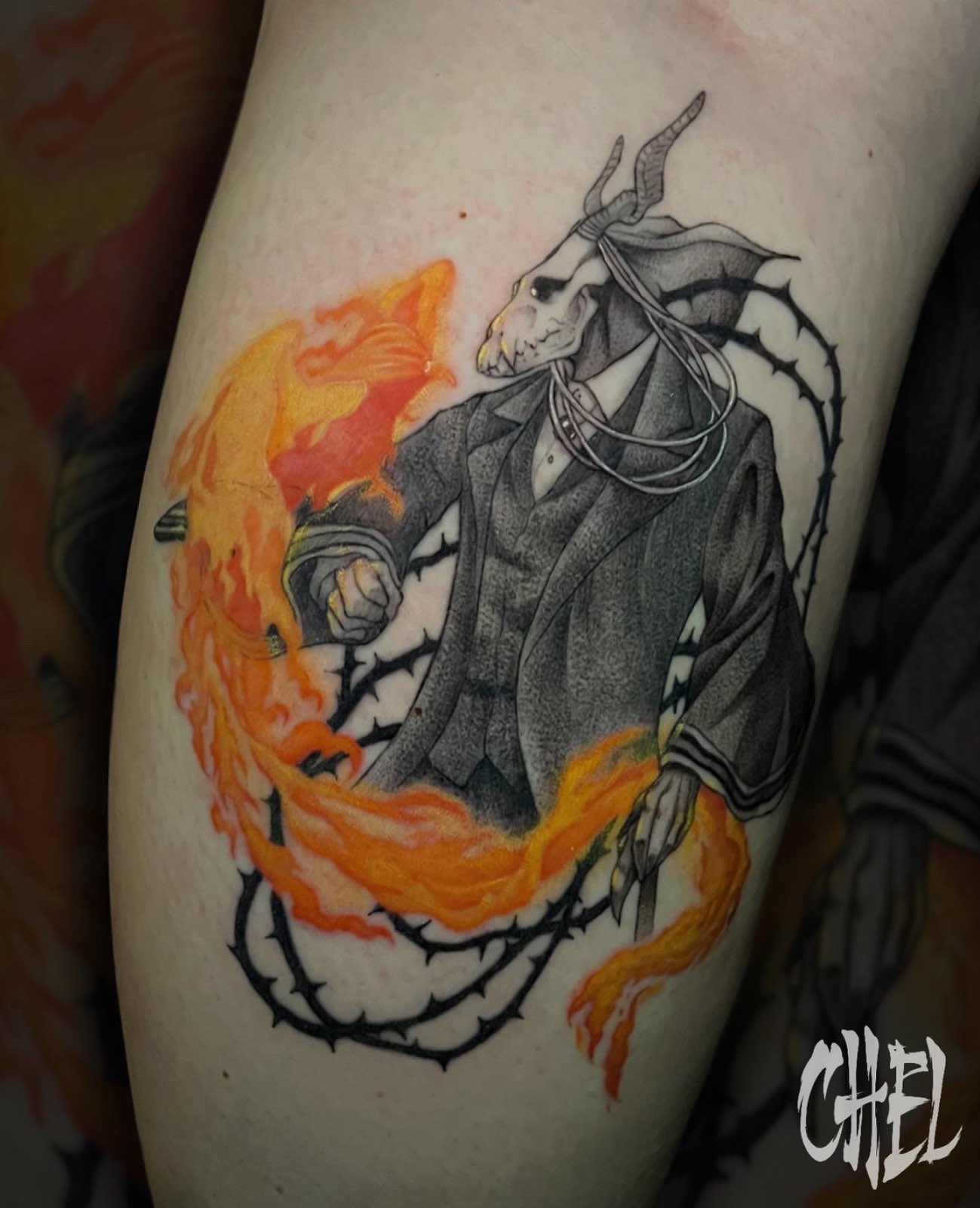 Tattoo work by Chel