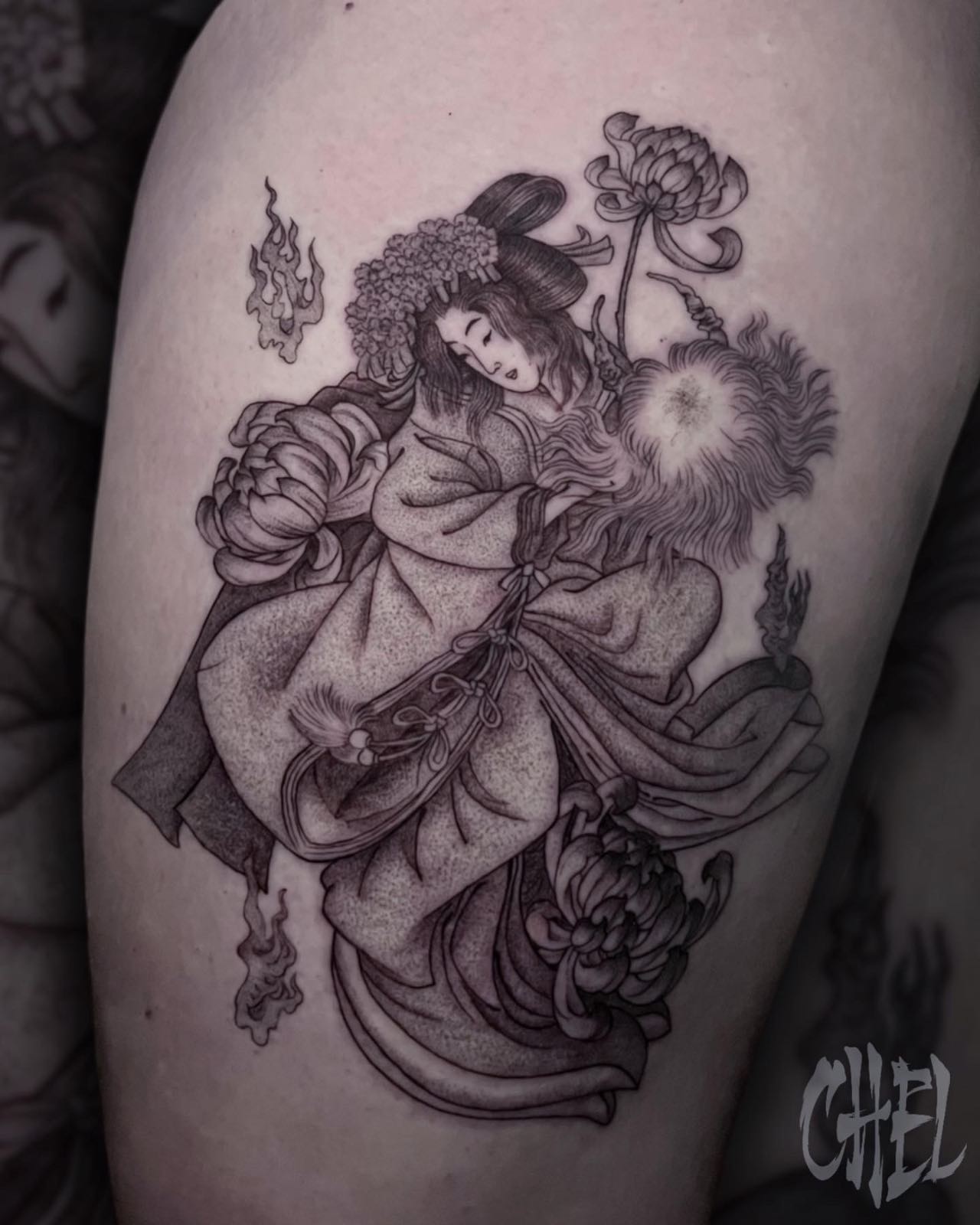 Tattoo work by Chel