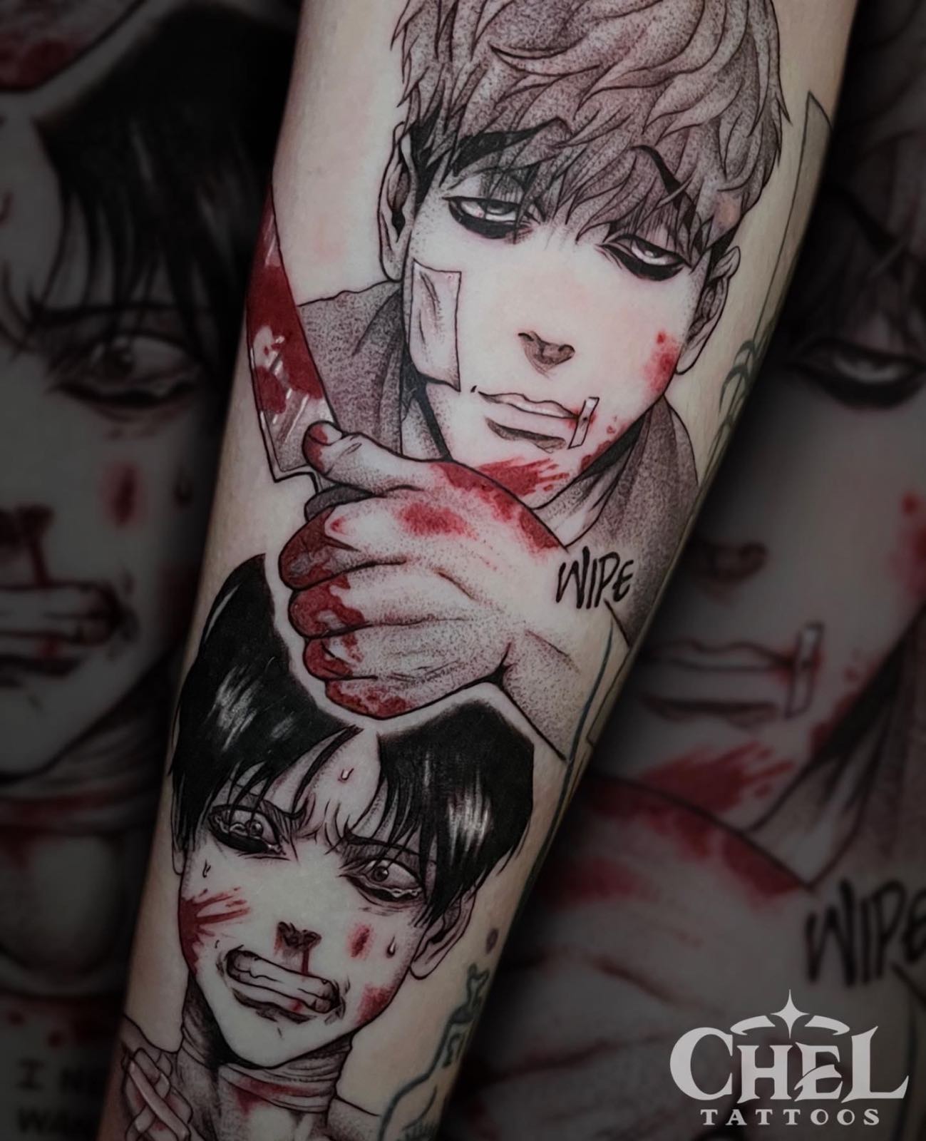 Tattoo work by Chel