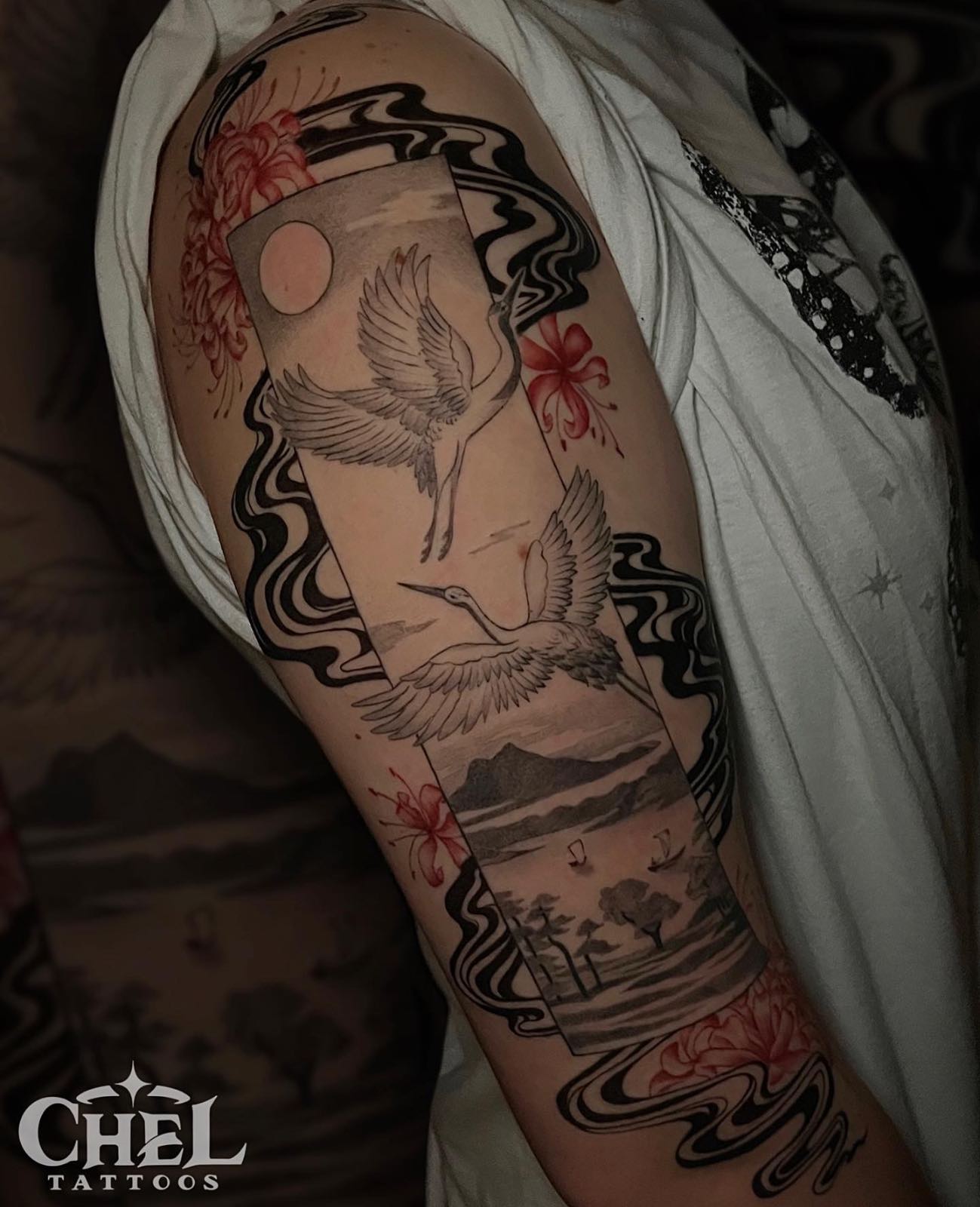 Tattoo work by Chel