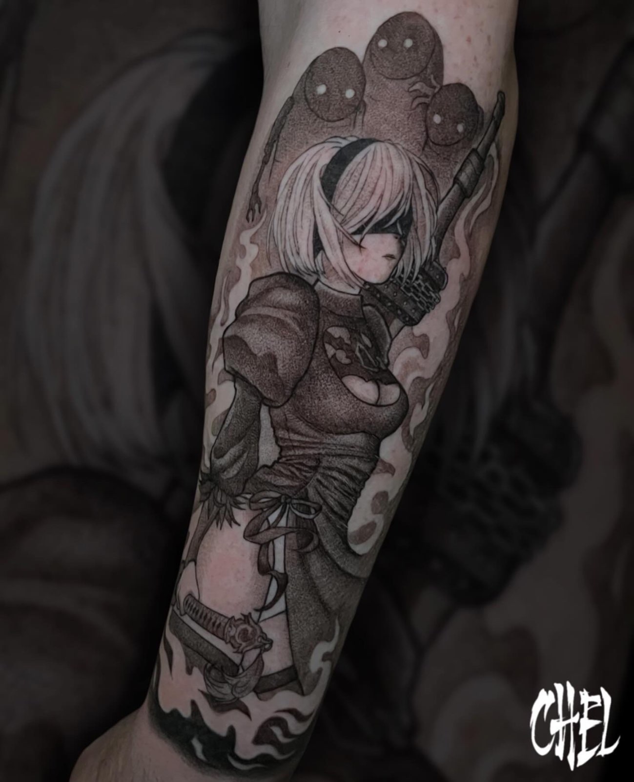 Tattoo work by Chel